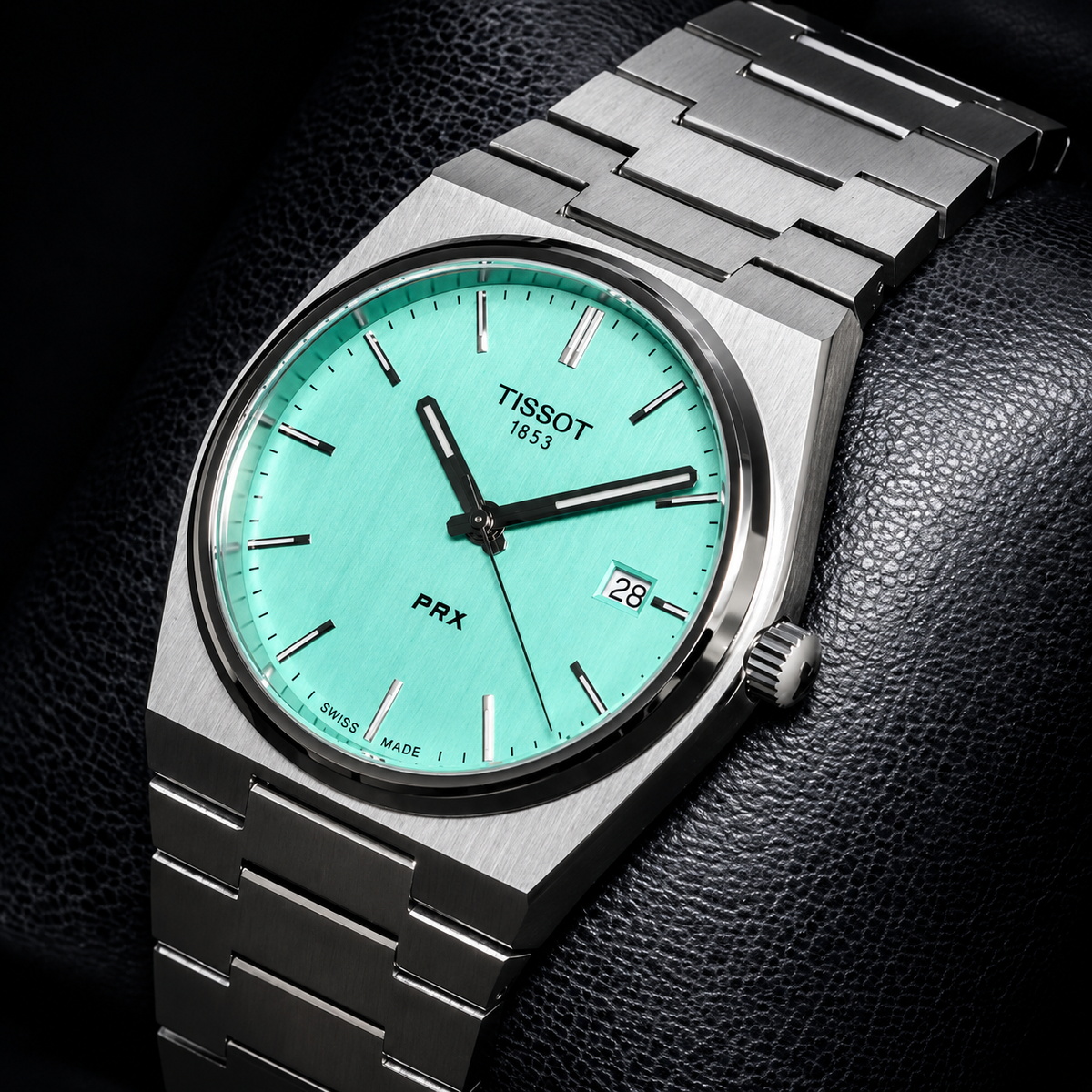 PRX Automatic Stainless Steel Watch – Premium Swiss Style Men’s Wristwatch  Shorter option:  Tissot PRX Automatic Men’s Stainless Steel Watch